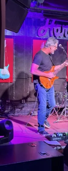 Bob Michaels on stage at Hanover's